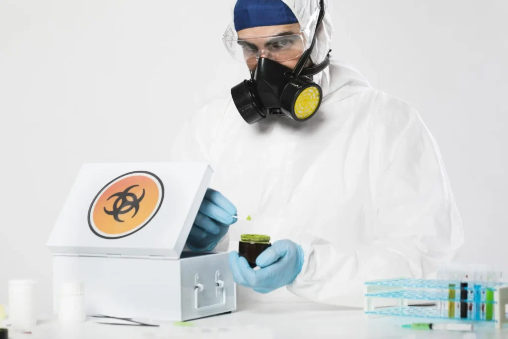 Mould sample testing